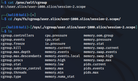 Cgroup-Dateisystem